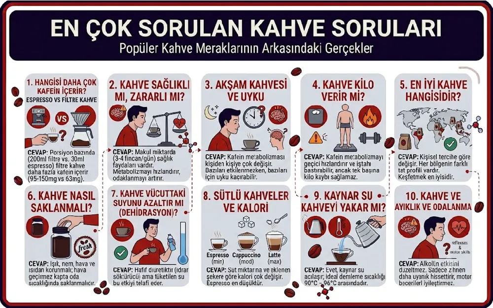 En Çok Sorulan Kahve Soruları