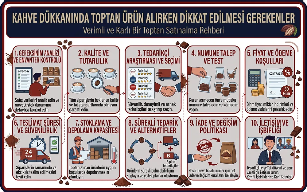 Kahve Dükkanınız İçin Toptan Ürün Alırken Nelere Dikkat Etmelisiniz?